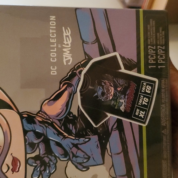 Catwoman (Jim Lee Deluxe) (Black & White) Funko and Catwoman Tee XL - Picture 2 of 5